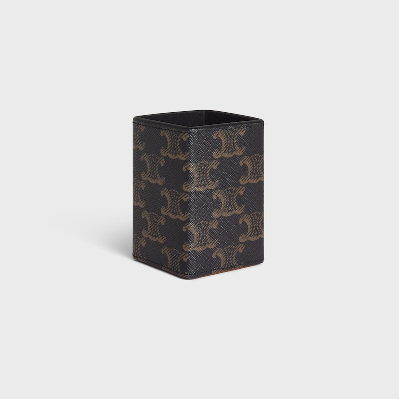 perfume holder 100ml in triomphe canvas and calfskin