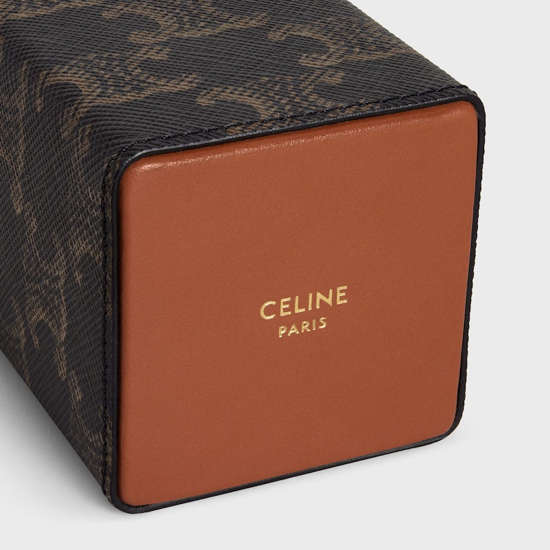 perfume holder 100ml in triomphe canvas and calfskin