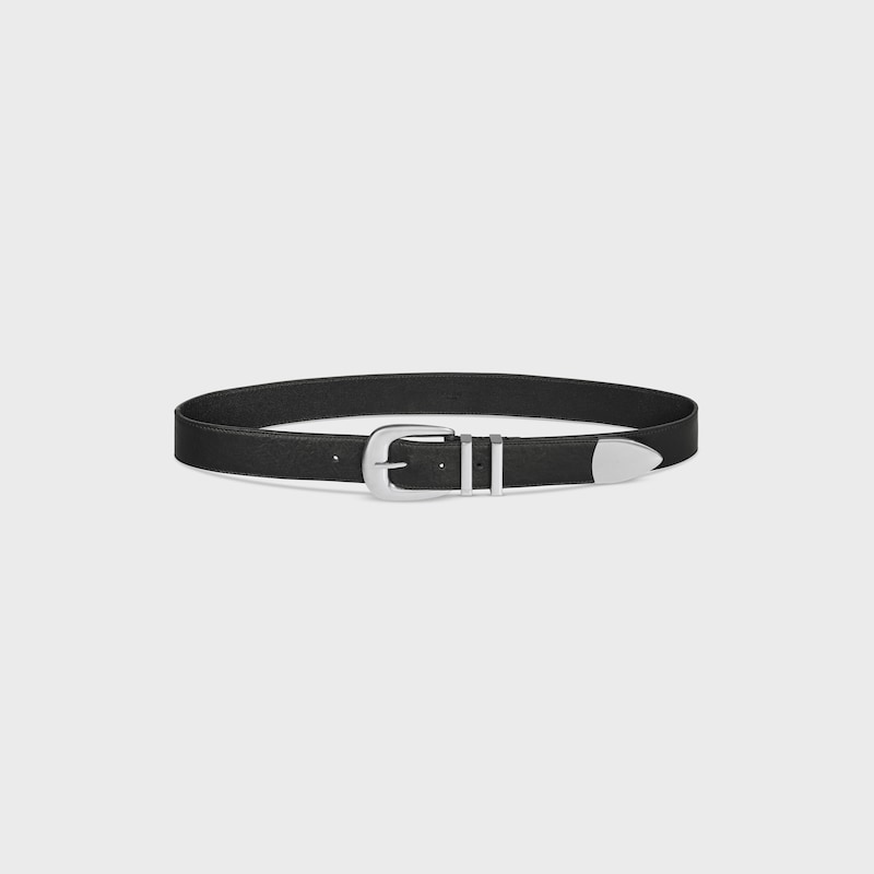 large 35mm western belt in vintage calfskin