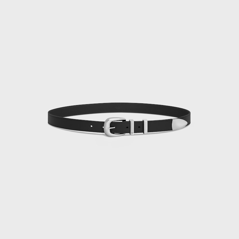 medium 25mm western belt in vintage calfskin