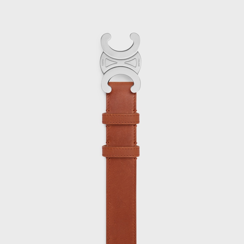 large 30mm triomphe belt in vintage calfskin
