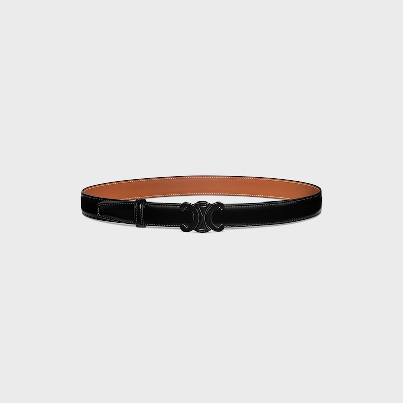 triomphe buckle amp reversible strap 25mm