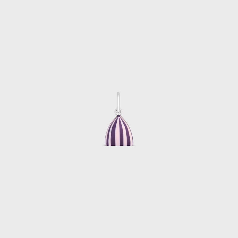 celine charms berlingot in resin and brass with rhodium finish