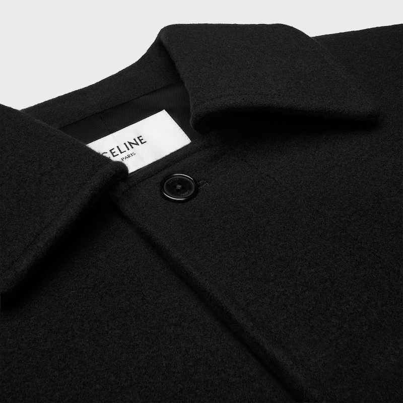 jacket in double-face wool felt
