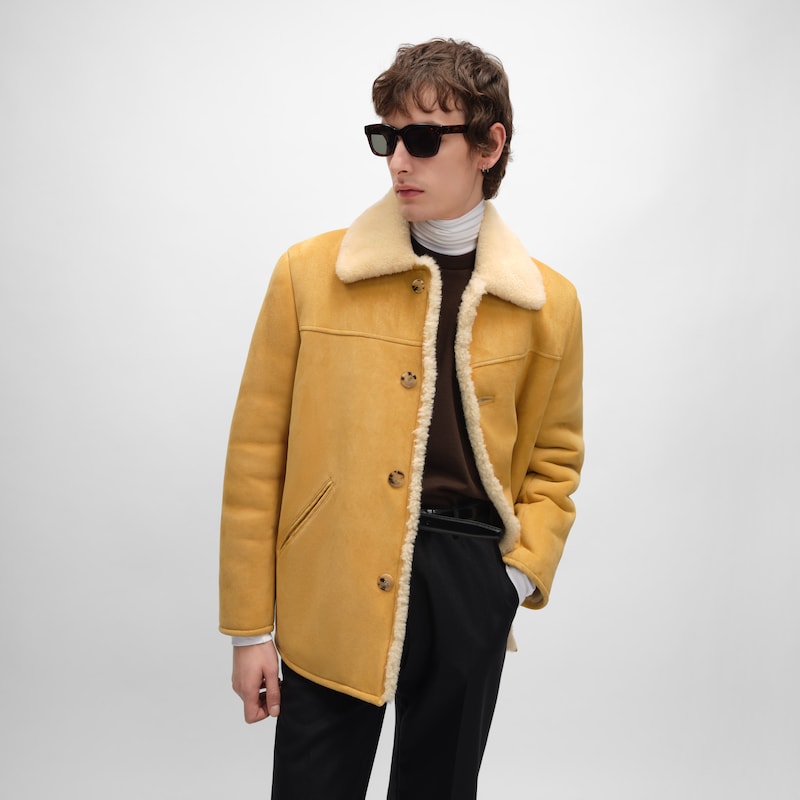jacket in suede