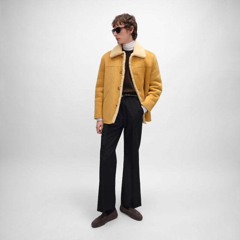 jacket in suede