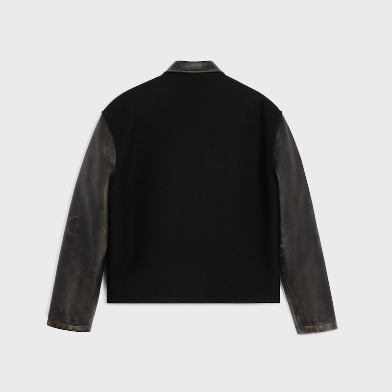 teddy jacket in wool felt
