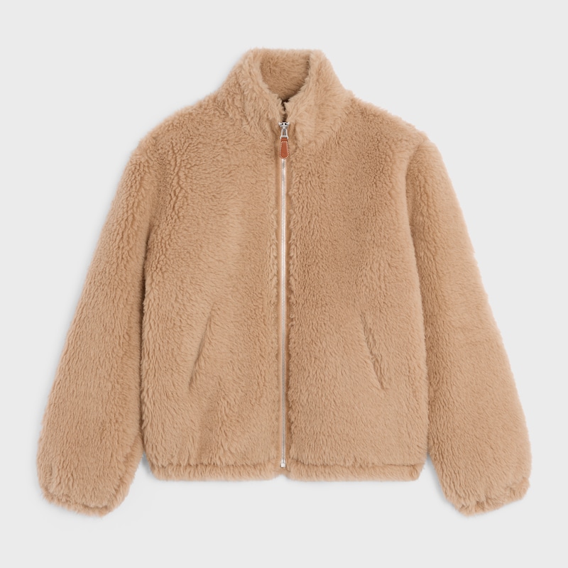 jacket in alpaca