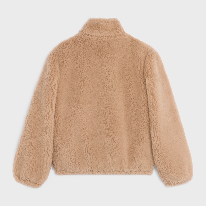 jacket in alpaca