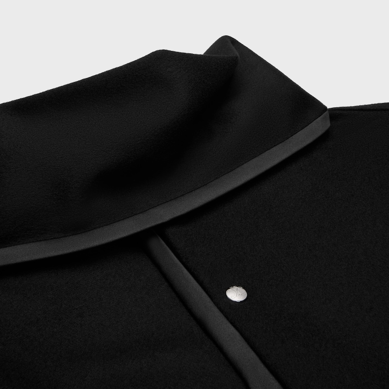 scarf jacket in wool cloth