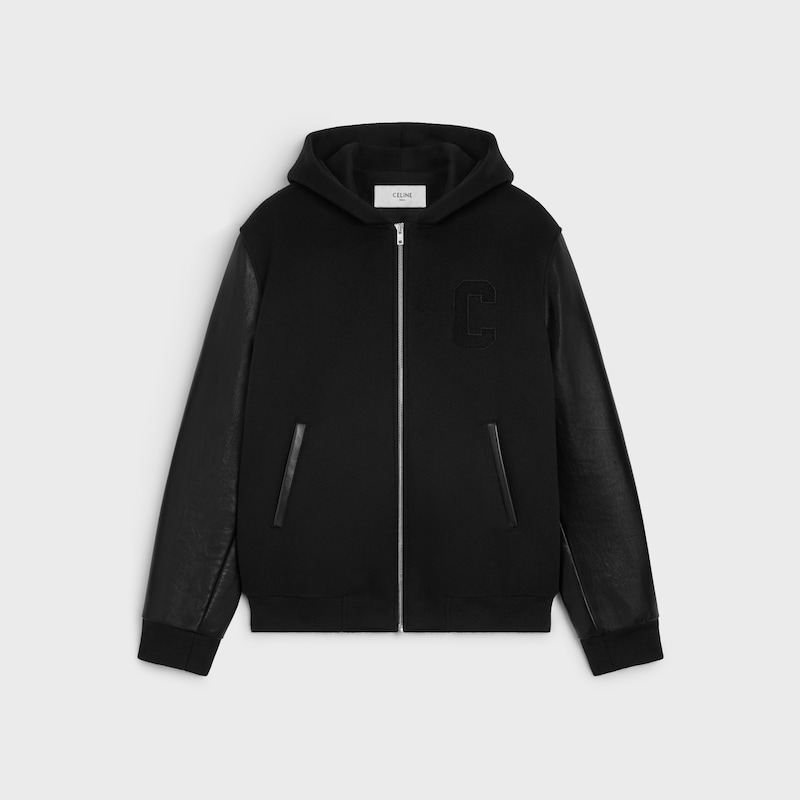 teddy jacket in double-face wool