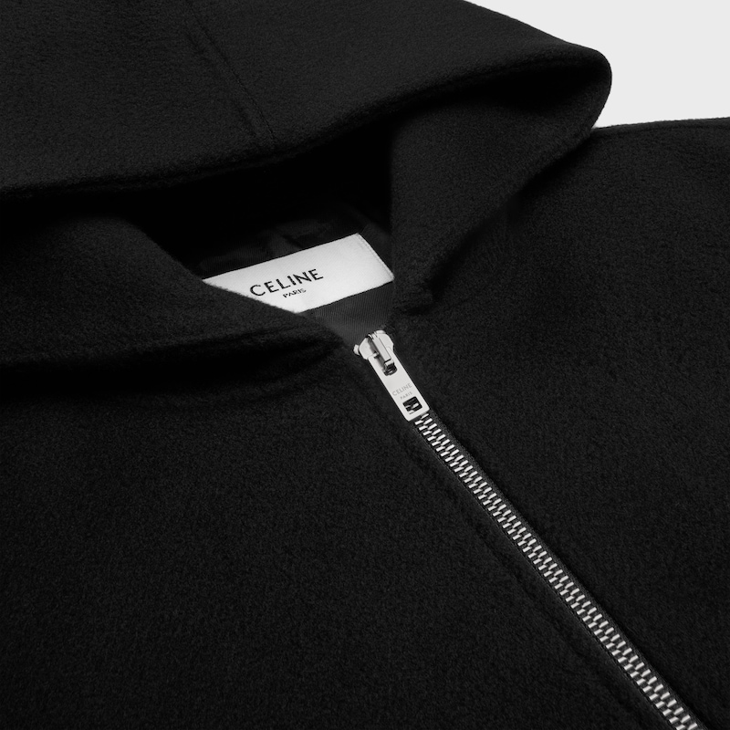 teddy jacket in double-face wool