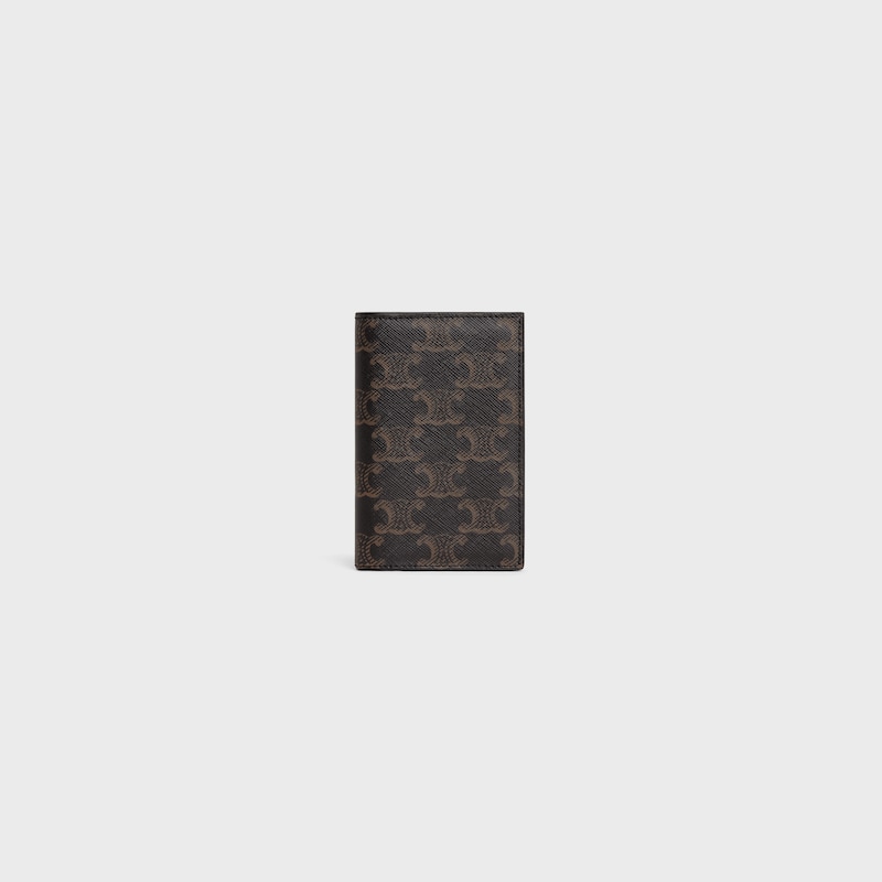 vertical card holder in triomphe canvas