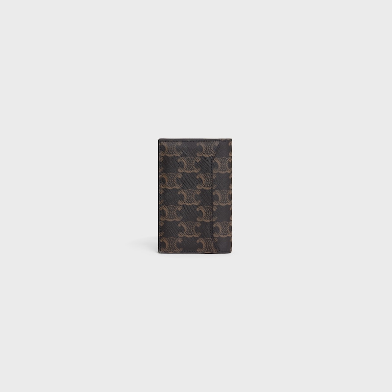 vertical card holder in triomphe canvas