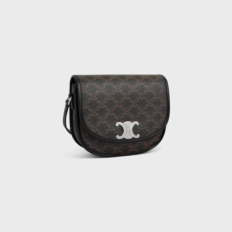 medium besace triomphe in triomphe canvas and calfskin