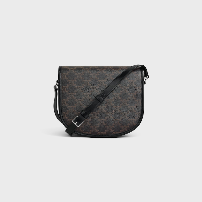 medium besace triomphe in triomphe canvas and calfskin