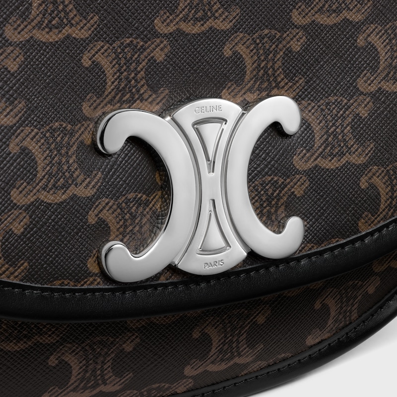 medium besace triomphe in triomphe canvas and calfskin