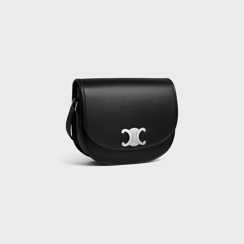 medium besace triomphe in supple natural calfskin