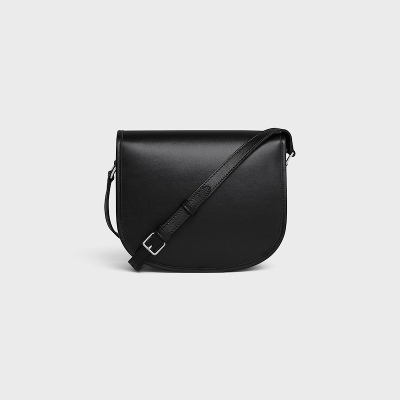 medium besace triomphe in supple natural calfskin