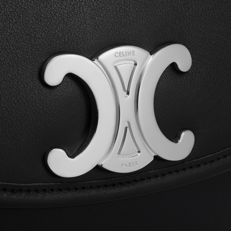 medium besace triomphe in supple natural calfskin