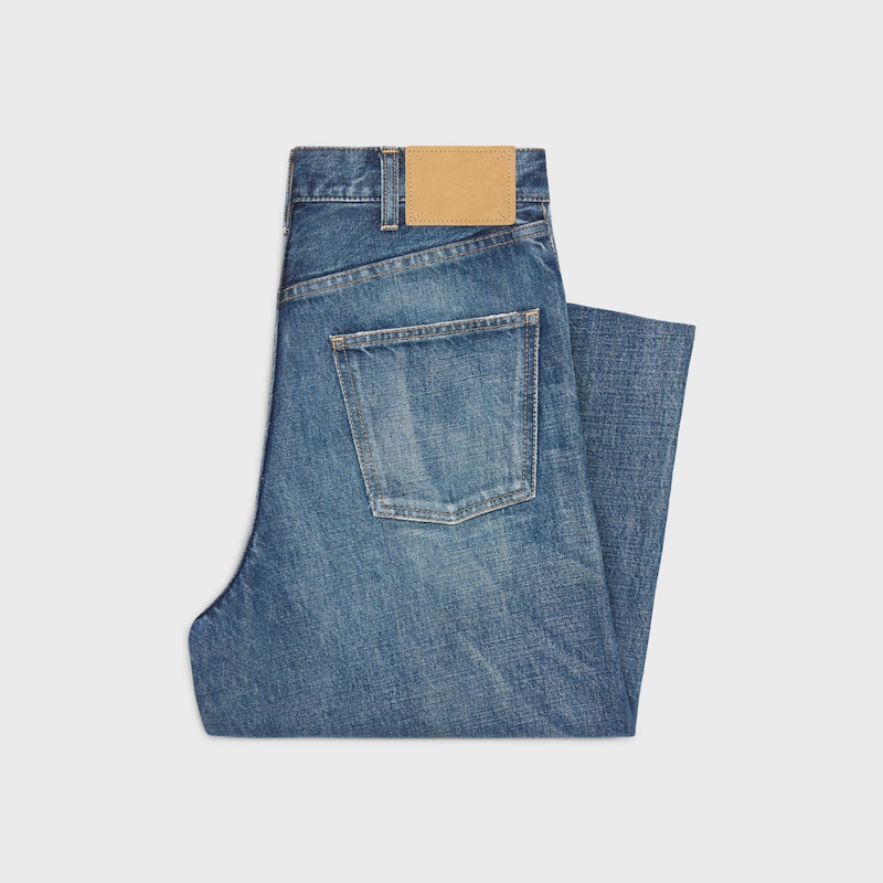 flared surf jeans in cotton denim
