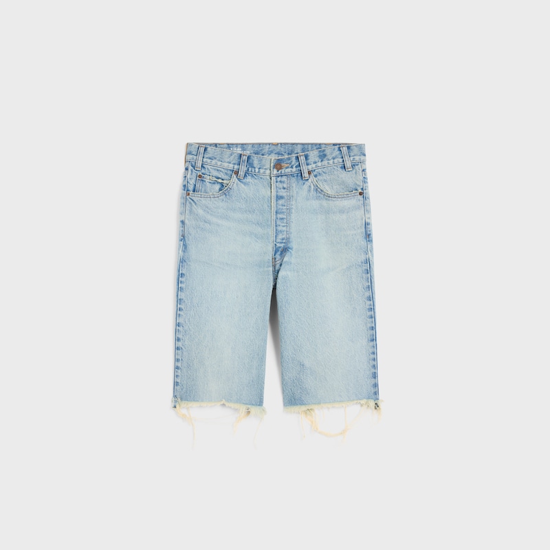 bermudas in cotton denim