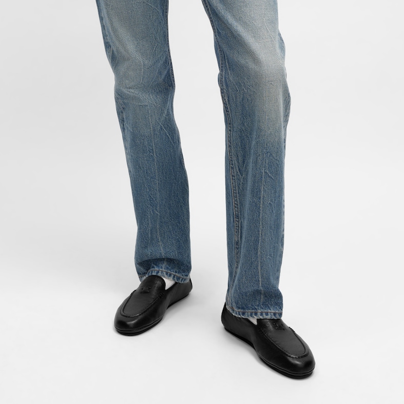 celine adam loafer with triomphe in goatskin