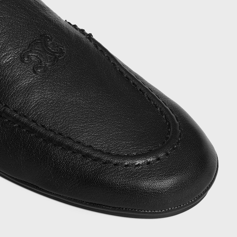 celine adam loafer with triomphe in goatskin