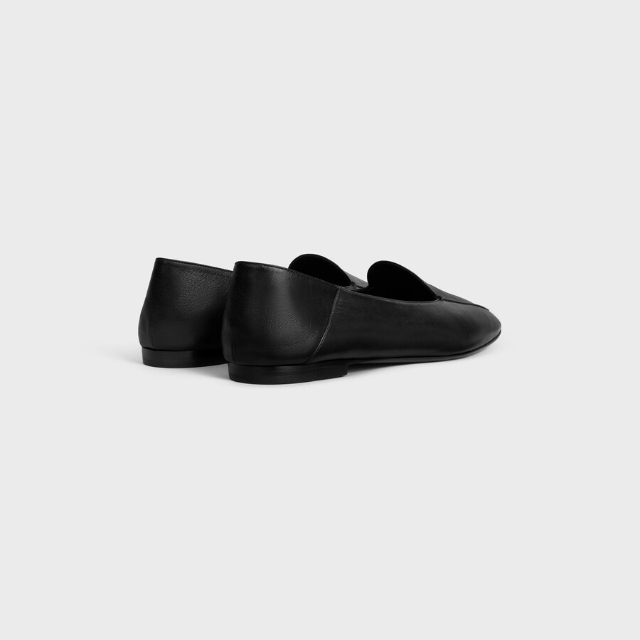 aura loafer with triomphe in goatskin