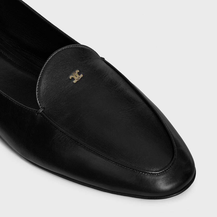 aura loafer with triomphe in goatskin