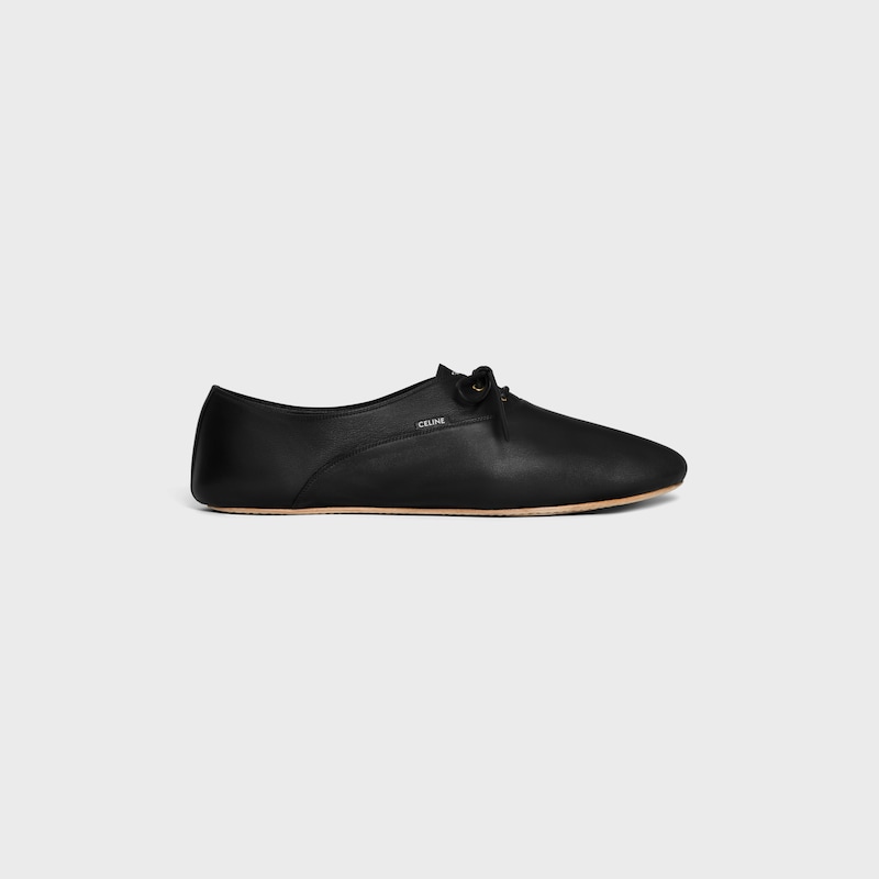 ballet lace-up shoe in lambskin