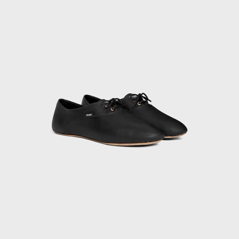 ballet lace-up shoe in lambskin