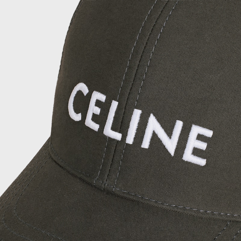 celine baseball cap in cotton