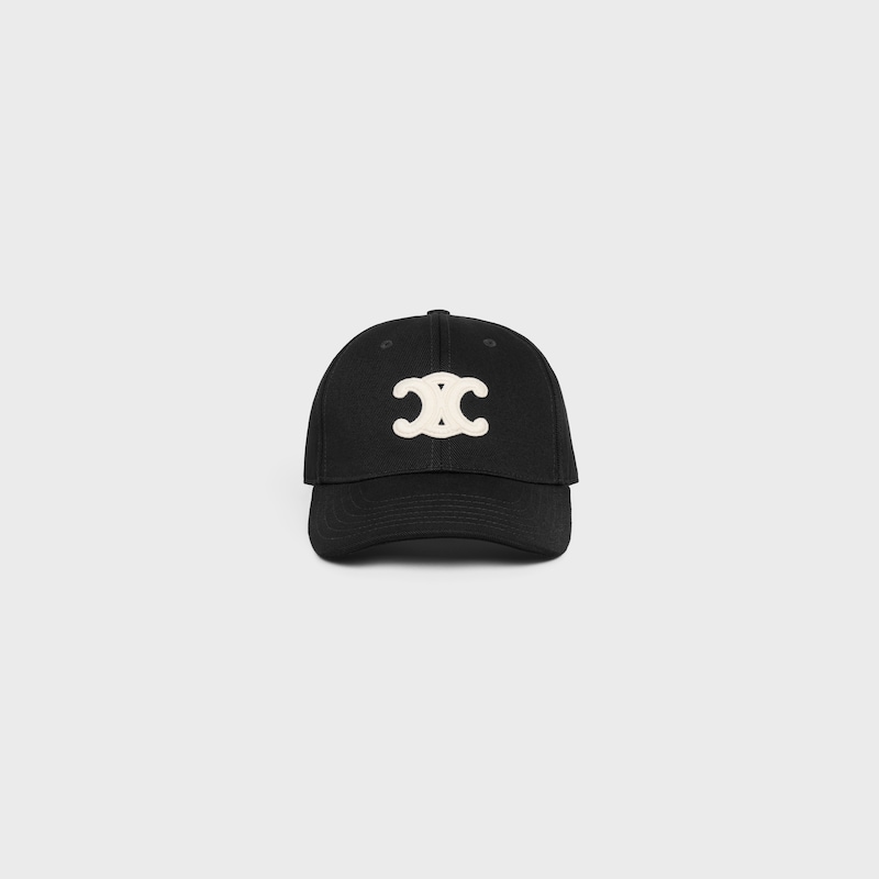 triomphe baseball cap in cotton drill