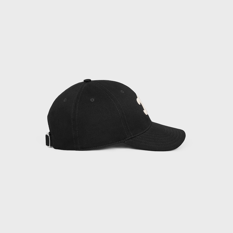 triomphe baseball cap in cotton drill