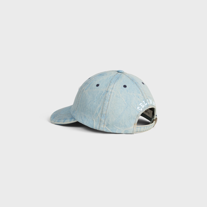 triomphe cap in cotton denim