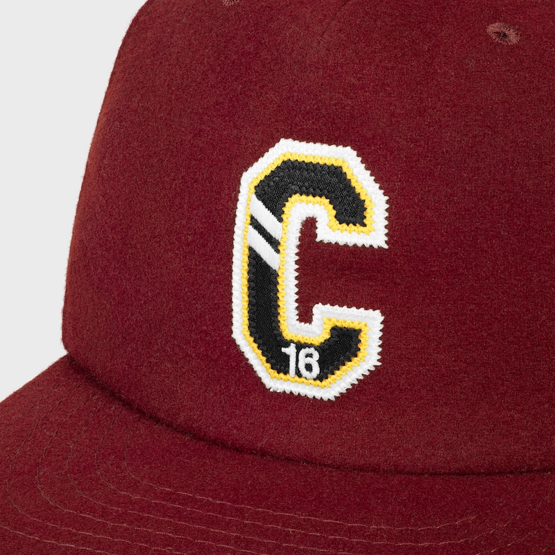 trucker cap in wool flannel