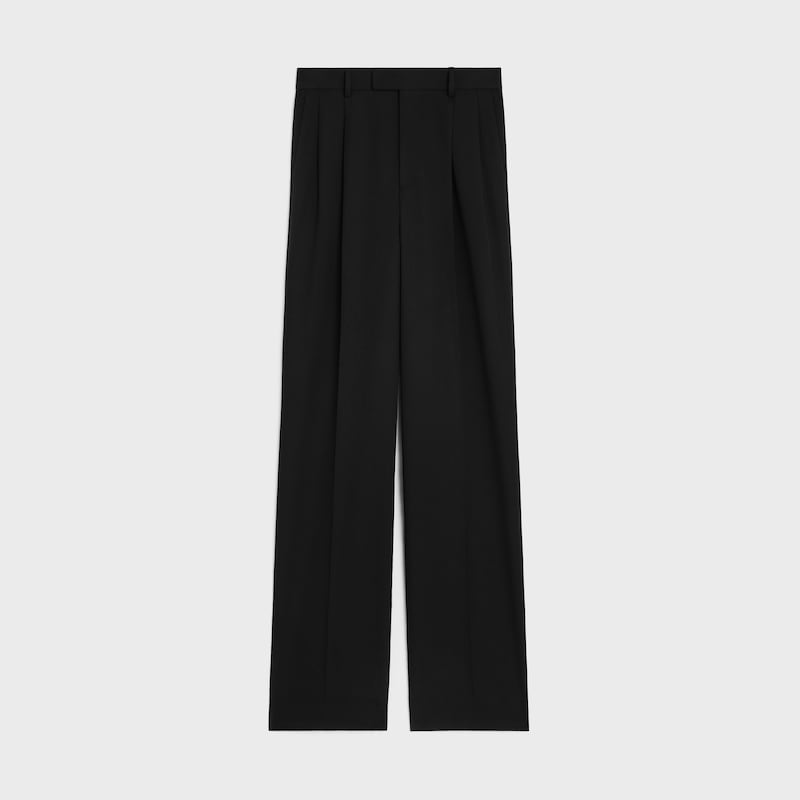 jazz trousers in diagonal wool