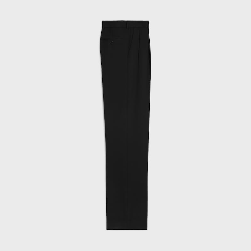 jazz trousers in diagonal wool
