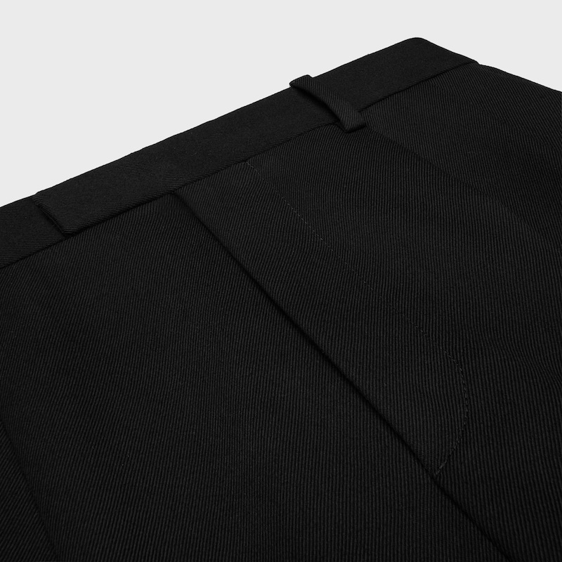 jazz trousers in diagonal wool