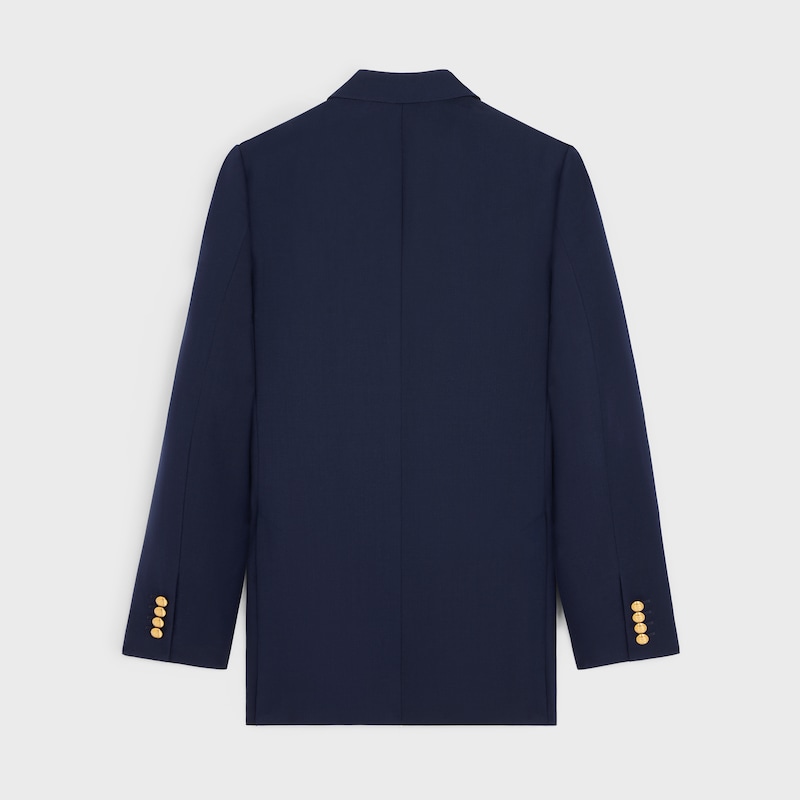 camden jacket in wool gabardine