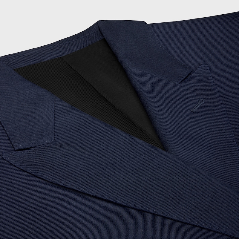 camden jacket in wool gabardine