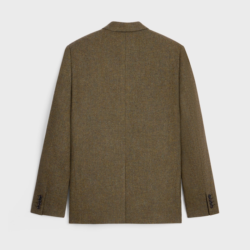 tailored jacket in tricotine wool