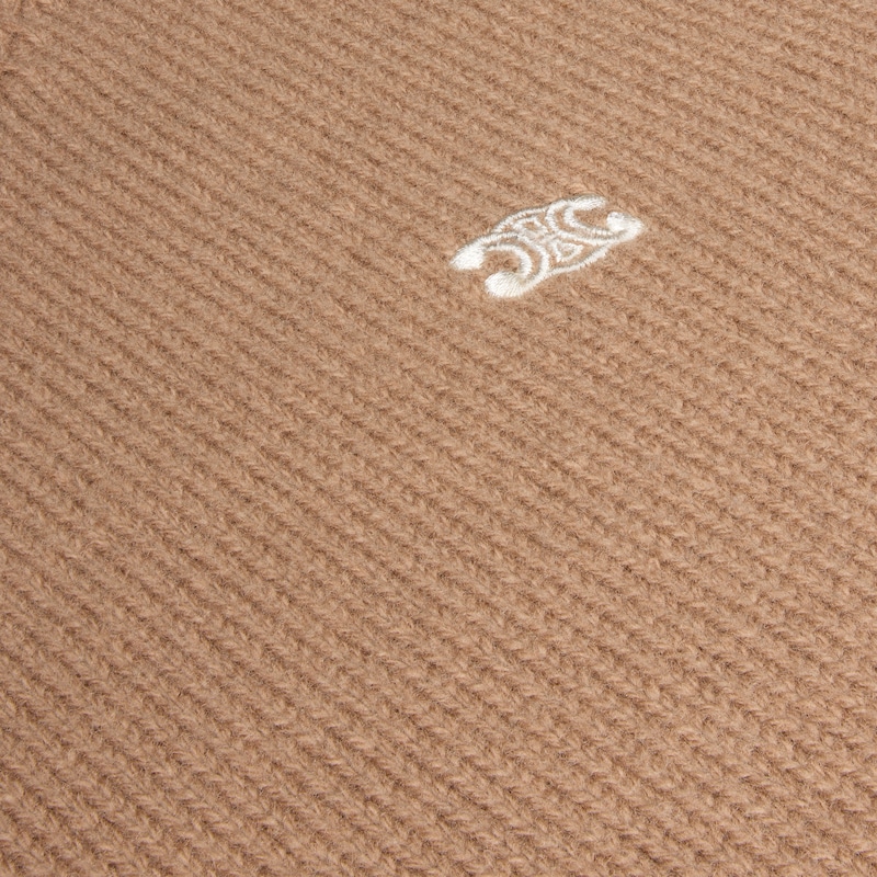 crew neck sweater in wool and cashmere
