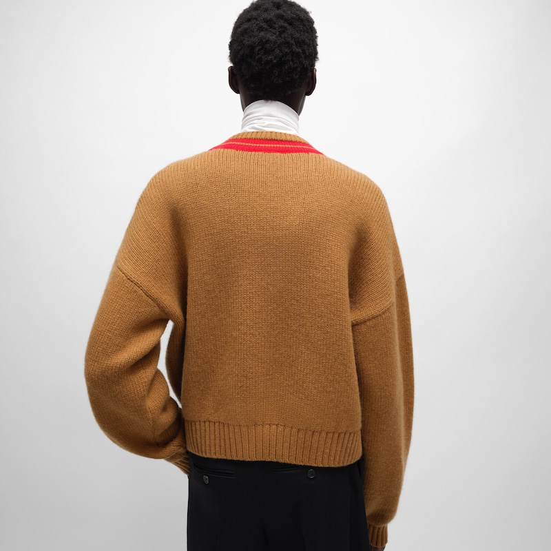 v-neck sweater in cashmere