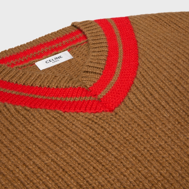 v-neck sweater in cashmere
