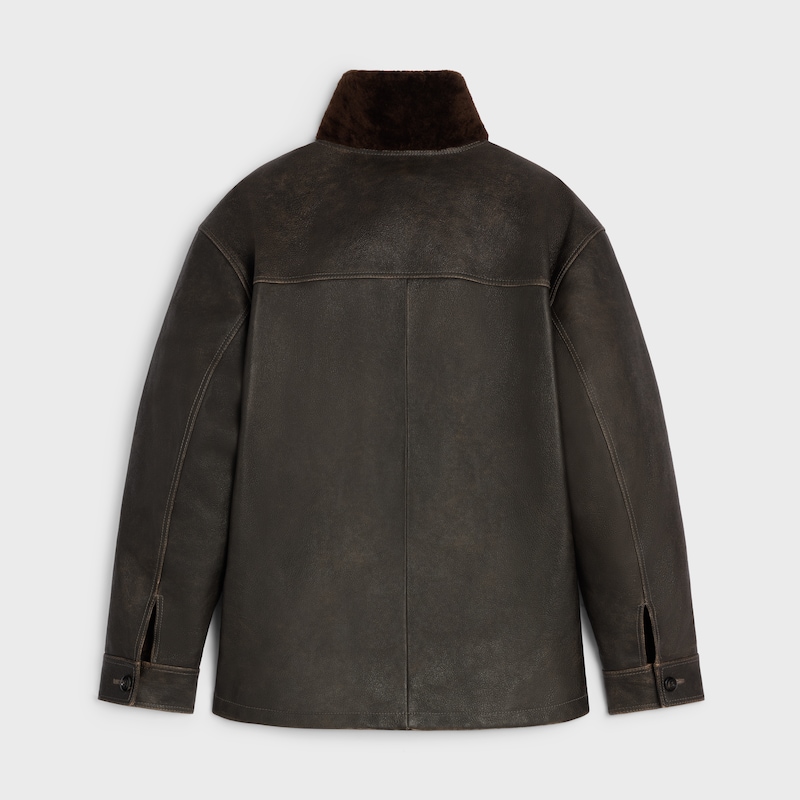 blouson in buffalo leather