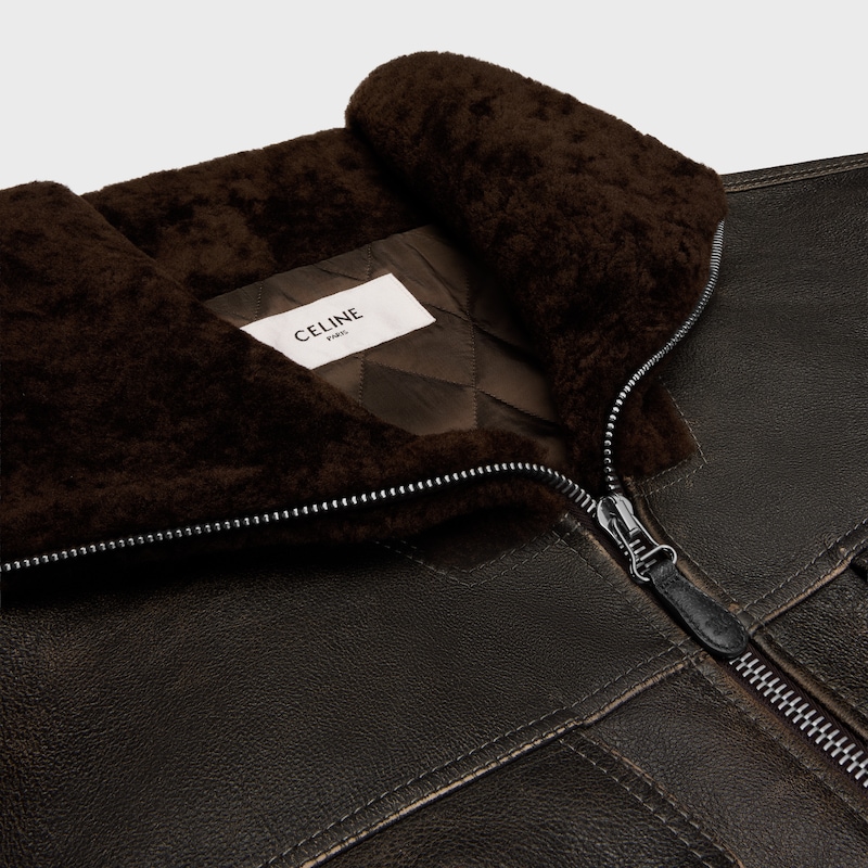 blouson in buffalo leather