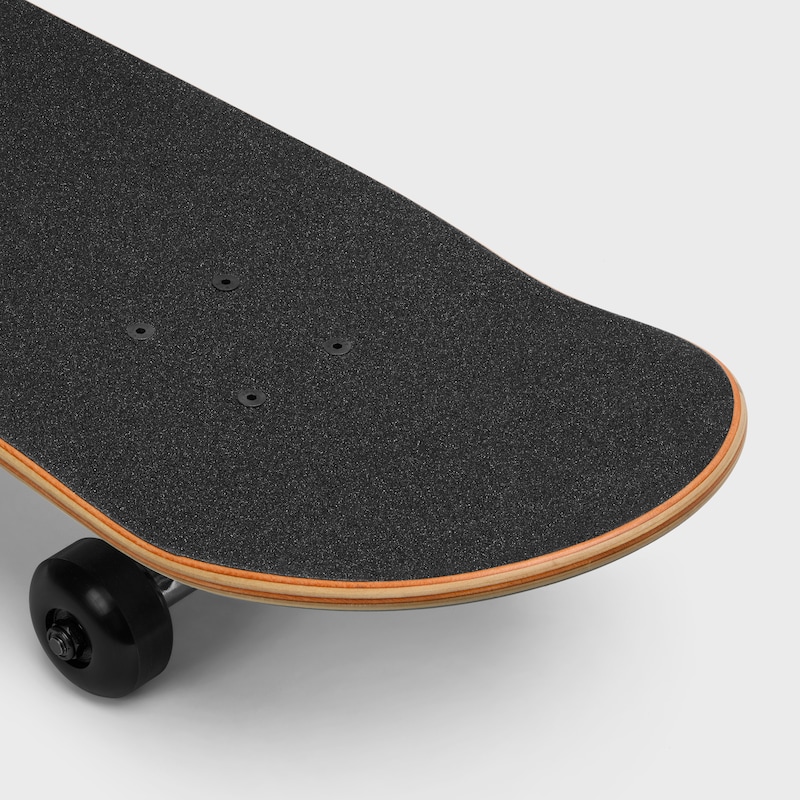 skateboard in textured tiger and celine print