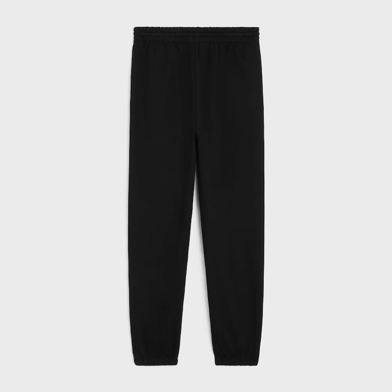 triomphe loose track pants in cotton and cashmere